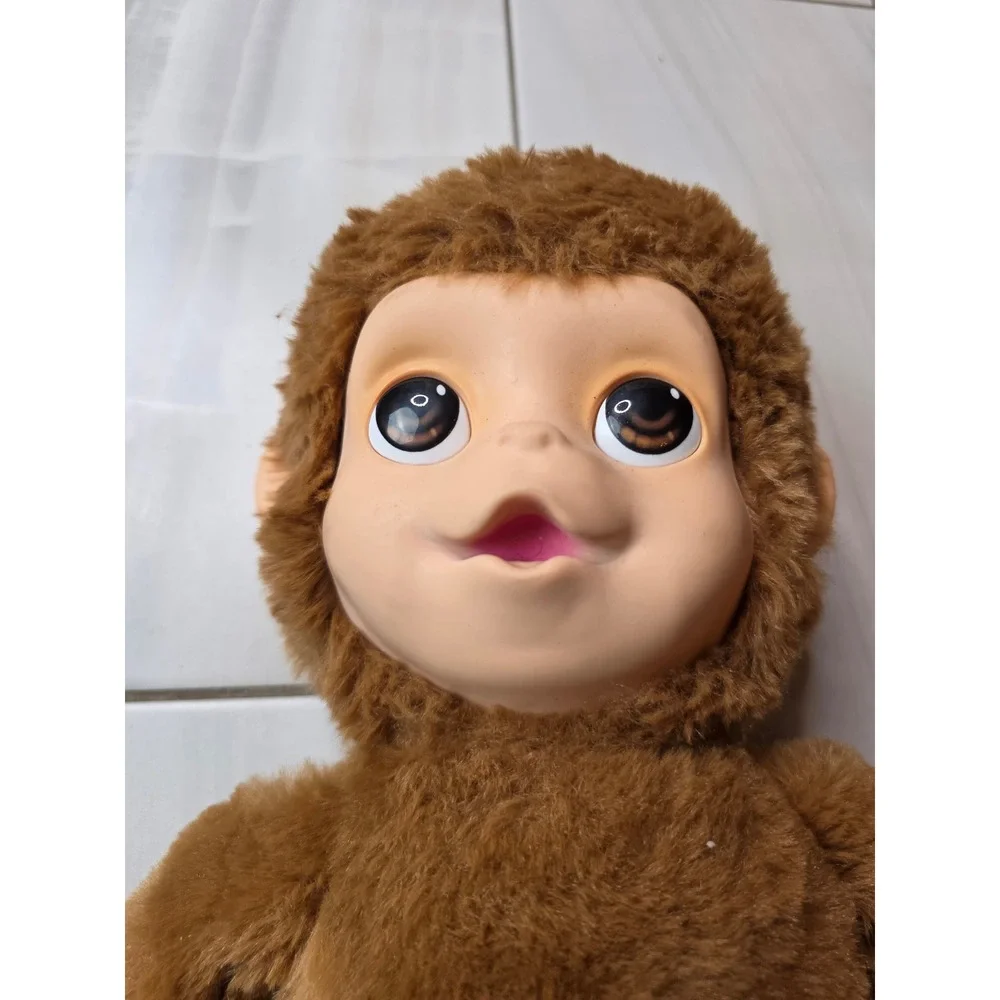 Moose Toys Little Live‎ Pets Mango the Monkey Interactive Plush Brown 2023 26558
